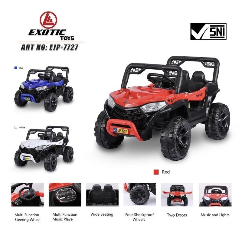 Mobil Aki Anak EXOTIC EJP 7727 ATV