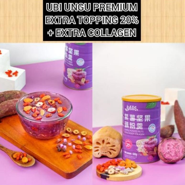 

Oufen Ubi Ungu Premium Kolagen Extra Topping 20% Ou fen Lotus Root Akar Teratai Makanan Sehat Best Seller