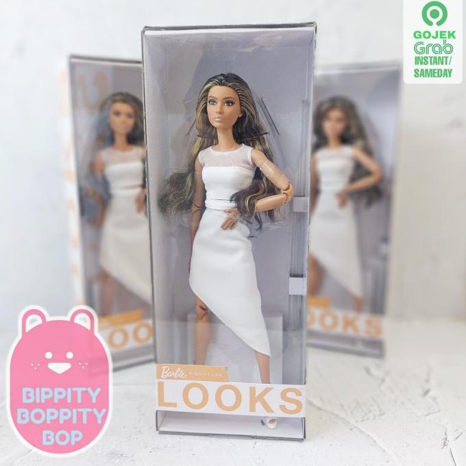 Barbie Looks Signature Lena, Brunette Fully Posable Made To Move