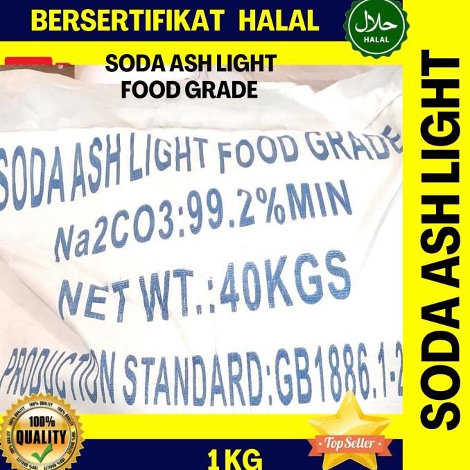 Soda Ash Light Food Grade 1kg / Air Abu / Soda Abu / Sodium Carbonate