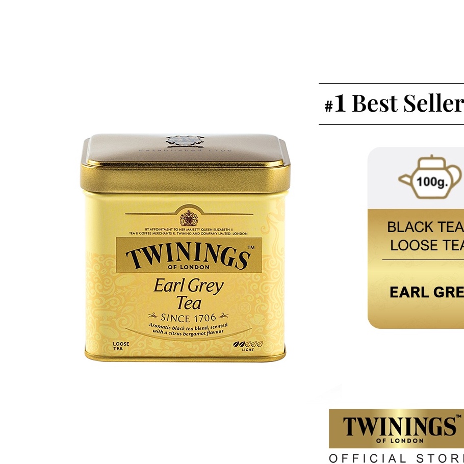 

Termurah ✔️⭐ Twinings Classic Loose Leaf Earl Grey Black Tea 100gr