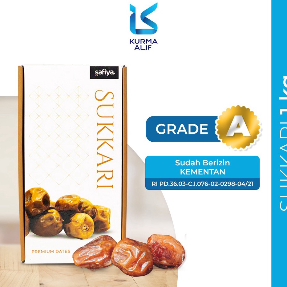 

Terbaru ⭐ Kurma Sukari 1 Kg | Kurma Raja Best Seller Dates Original Premium