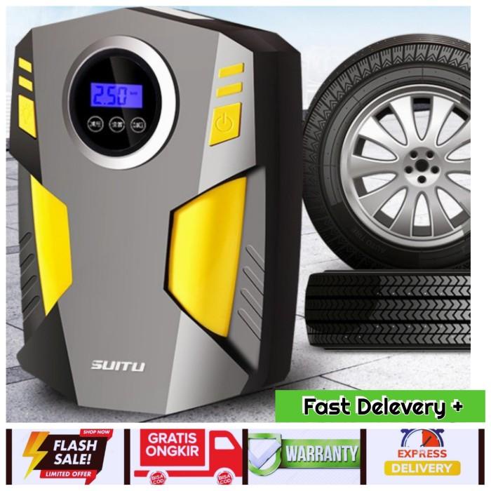 Antibo Pompa Ban Mobil Portable Elektrik Digital
