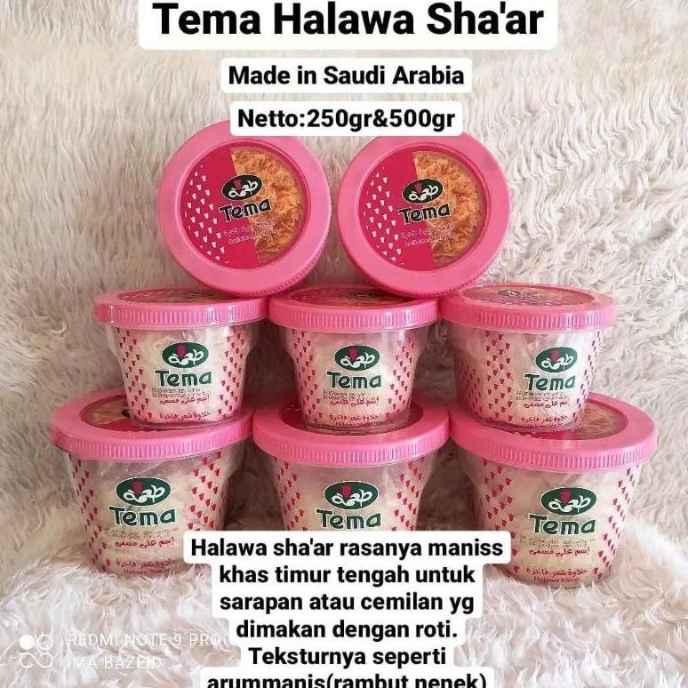 

Tema shaar 500gr halawa sha'ar ori Saudi tahina tahinia manisan arab Best Seller