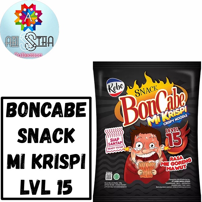

Boncabe Mi Krispi Lvl 15 Snack Mie Goreng Mawut
