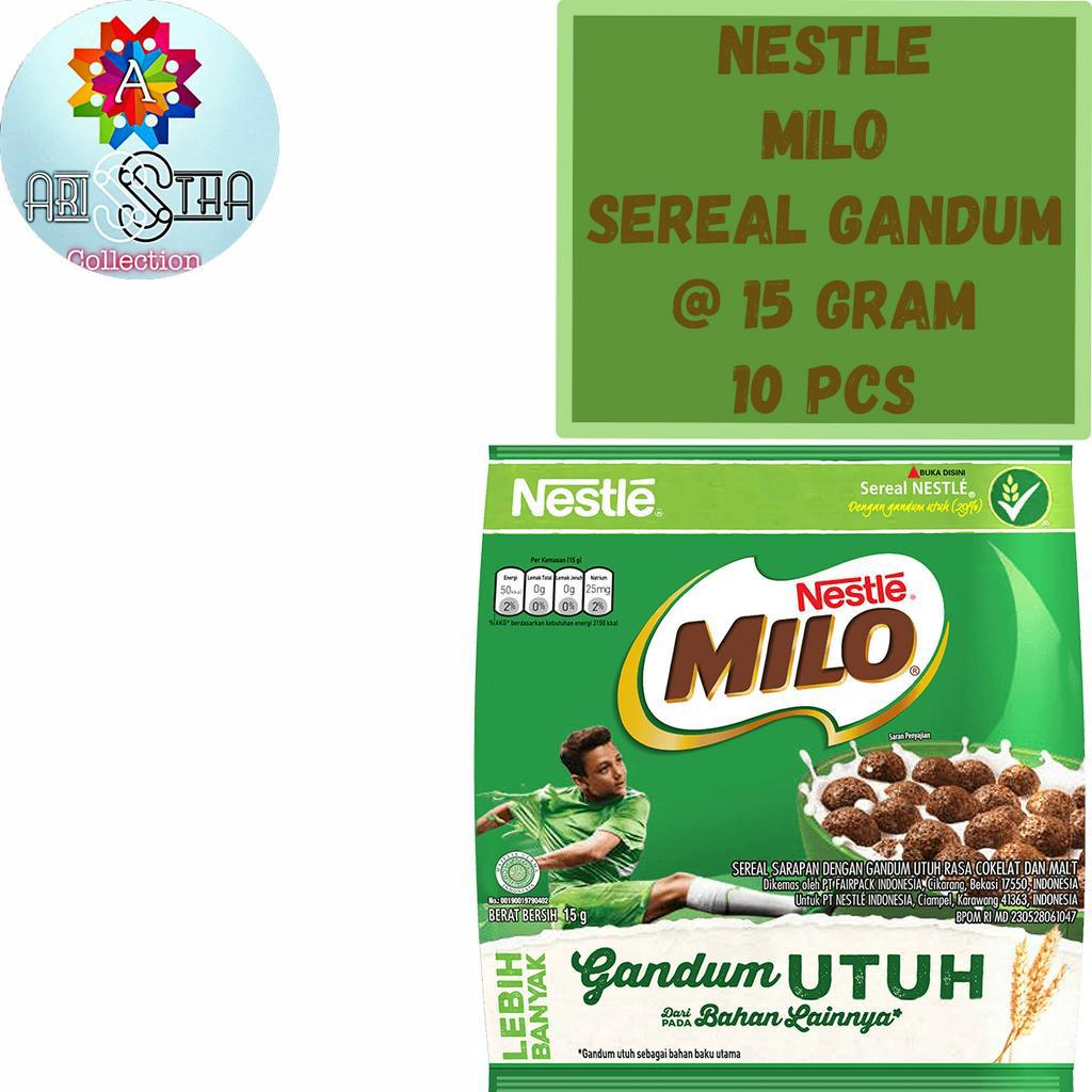MILO Sereal Sachet 1 Renceng isi 10 Pcs @15 Gram