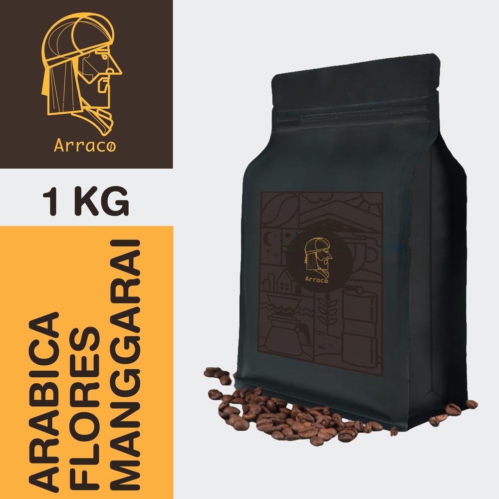 

ARRACO KOPI - Arabika Flores Manggarai 1KG Biji / Bubuk | Full Washed - Medium Roasted Best Seller