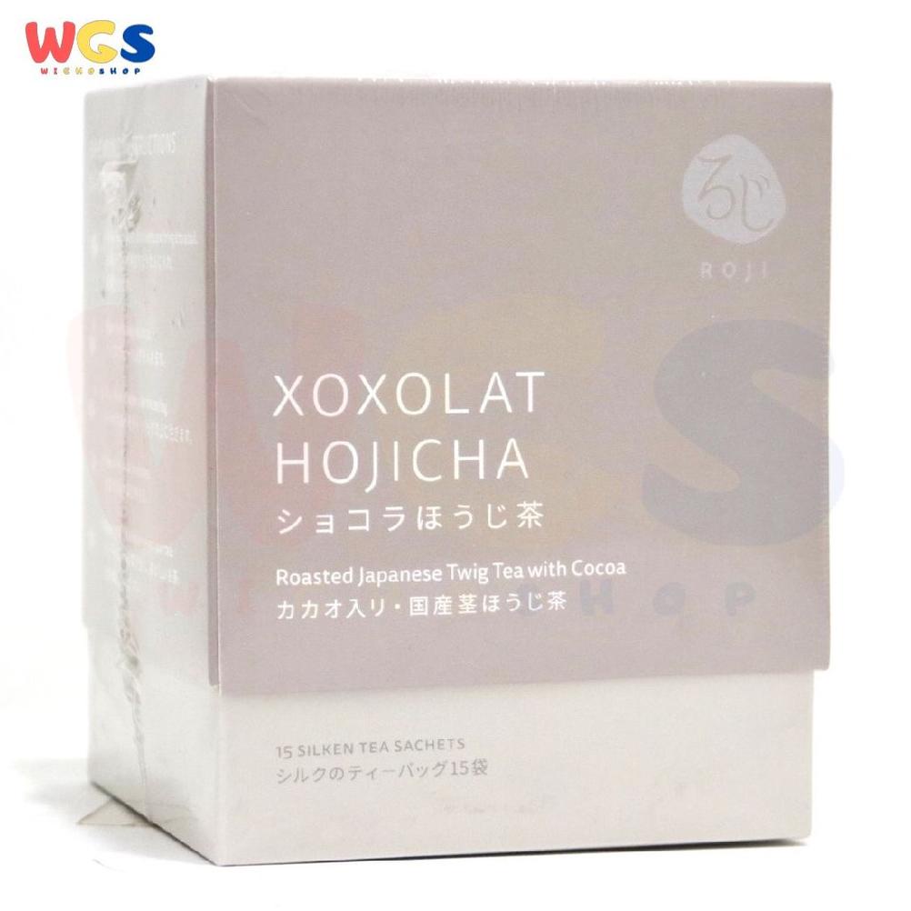 

Roji Tea Bag Xoxolat Hojicha Roasted Japanese Twig Tea with Cocoa 15 Sachets / Box Best Seller
