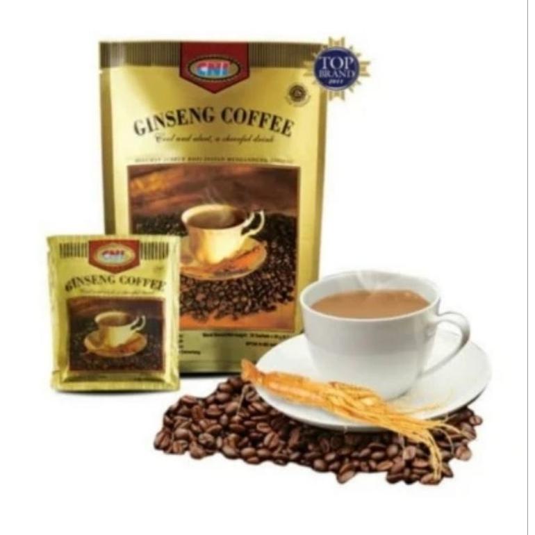 

CNI Ginseng Coffee. Minuman serbuk kopi instan dengan ginseng. Berat bersih 400 gr. Isi 20 sachets per bungkus. Best Seller