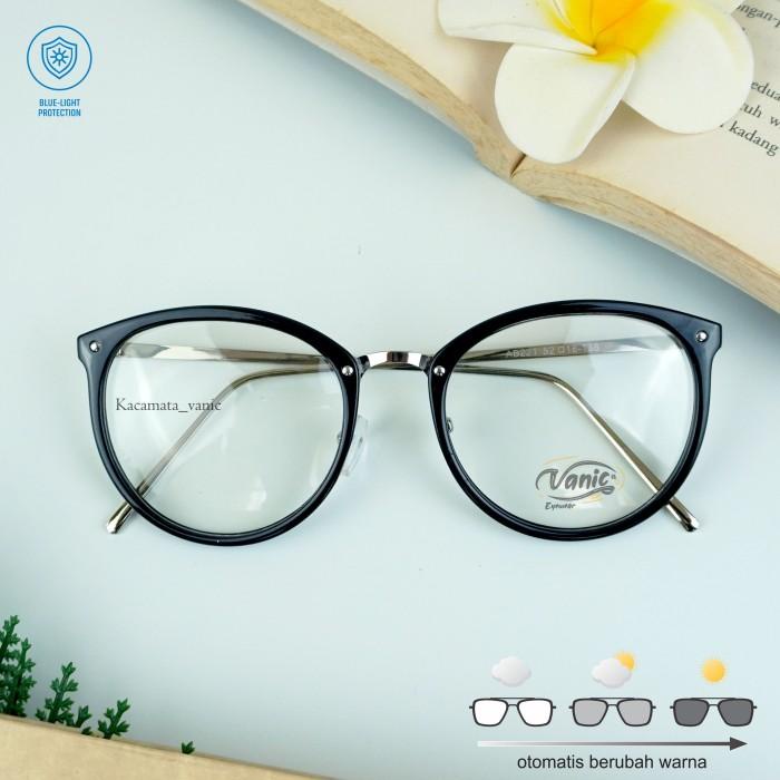 Glaso Kacamata Photocromic Oval Wanita