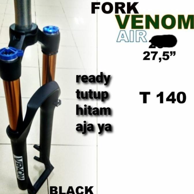 fork shockbreaker sepeda 27.5 mtb venom air alloy magnesium lock T140