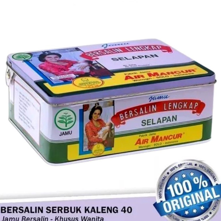 

Ready stock Jamu Bersalin Lengkap Selapan Kaleng 40hari exp 2025 NQK