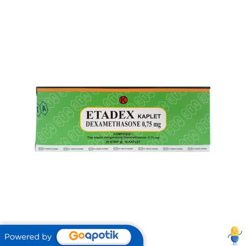 ETADEX 0.75 MG BOX 200 KAPLET