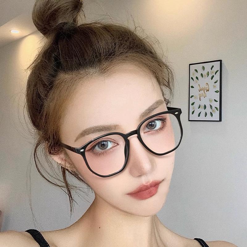 【Bayar di tempat】fashion Korean leopard print mengubah warna kacamata cat eye kacamata photocromic pelindung anti radiasi photochromic oval gaya bingkai kacamata