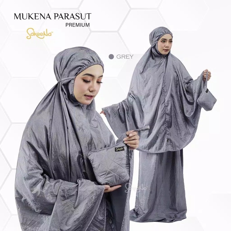 mukena parasut dewasa premium by sakeena