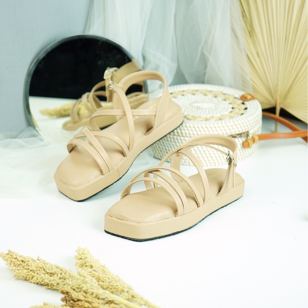 Sandal Wanita Millow Strappy Series Platform AB 85