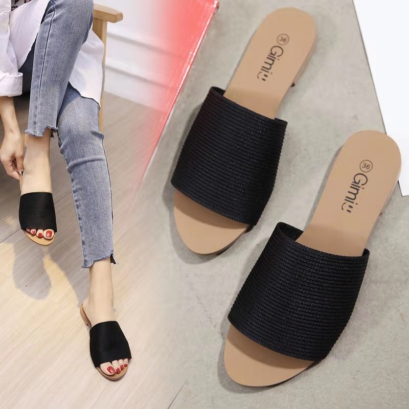 flash sale 7,7 Sandal Wanita Kokop Suede Ban 1 CRV 07
