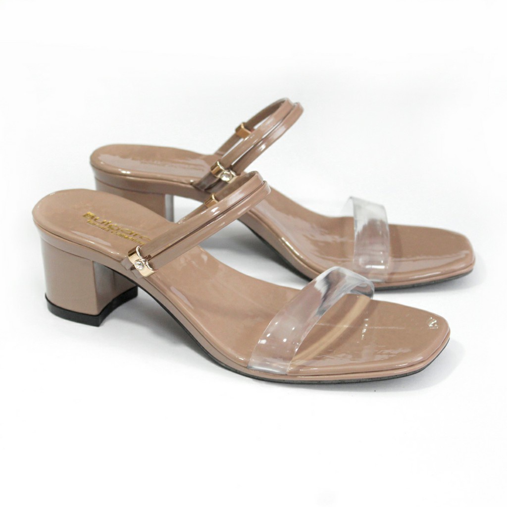 Sandal Strap TALI Hak Tahu Wanita HELLEN Block Heels R 65