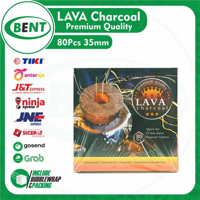

Charc Lava Charcoal 35 Mm 80 Pcs (Arang Magic)