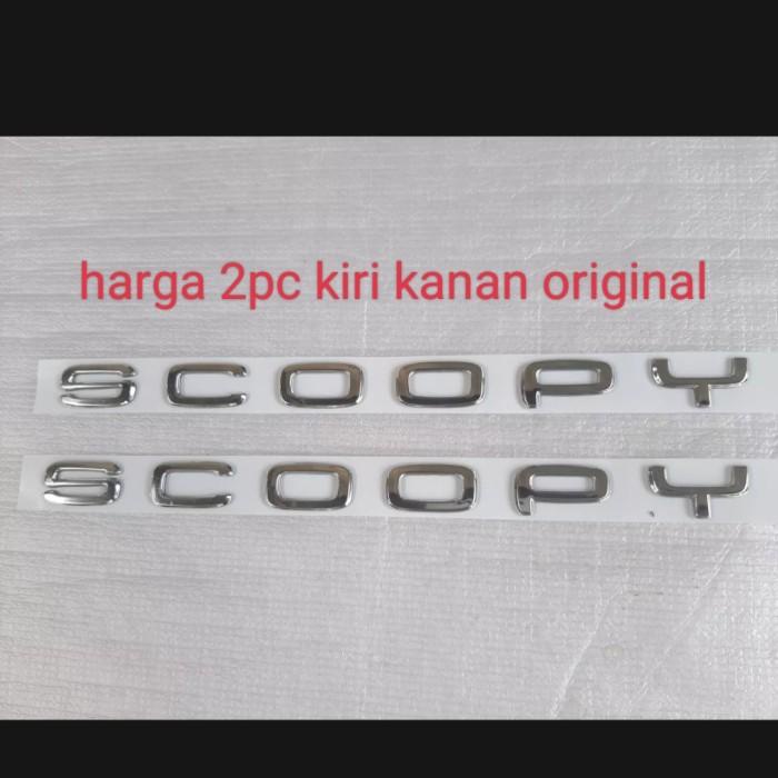 Emblem Emblem Tulisan Scoopy 2021 Harga 2Pc Original