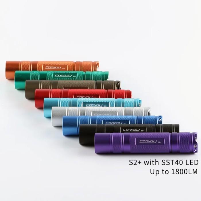 Best Seller Convoy S2+ Sst40 1800 Lumen Driver 12 Grub 5A