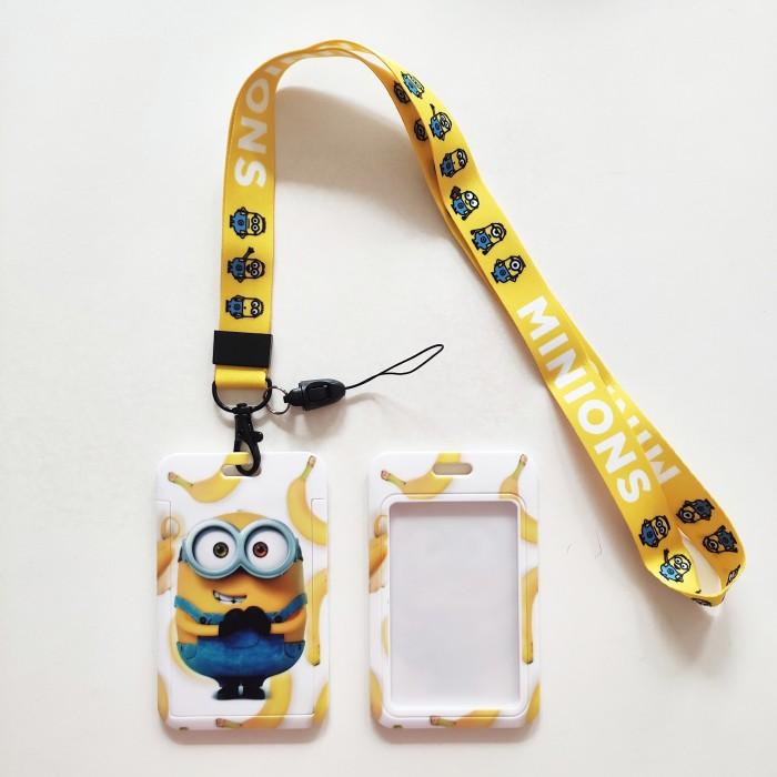 

Best Seller Id Card Holder Name Tag Lanyard / Kalung Wadah Kartu Minion Lucu
