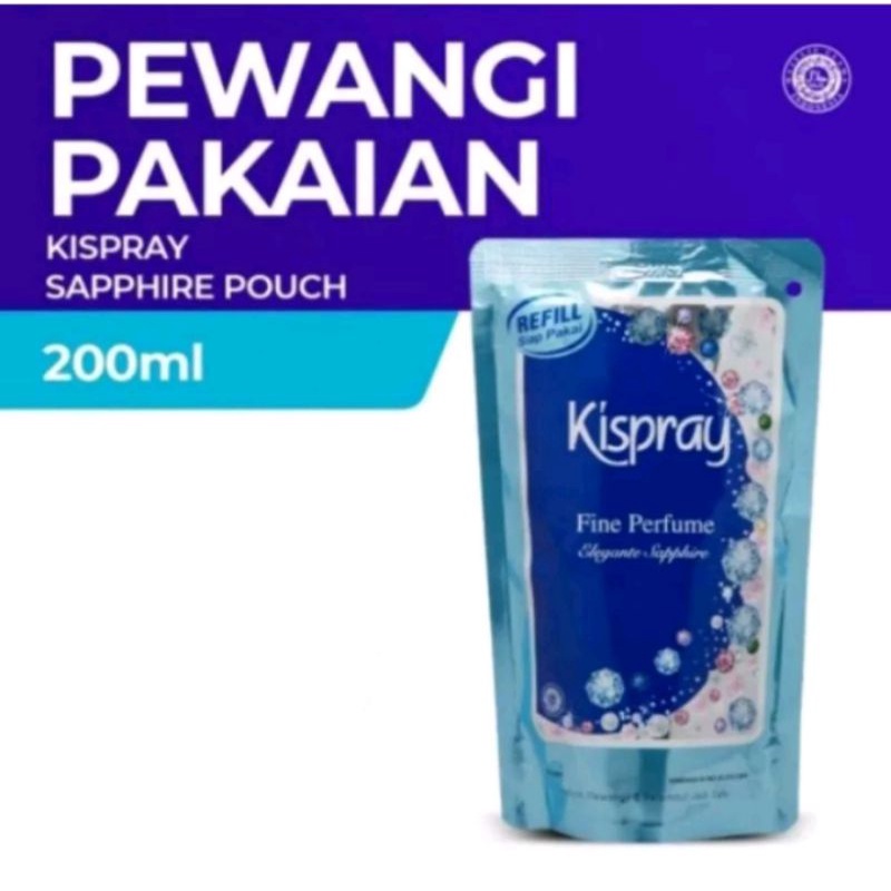 Kispray Fine Perfume Elegante Sapphire Refill Pouch Ukuran 200ml
