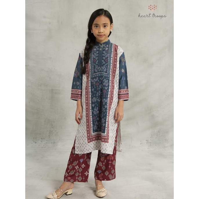 Heart Troops Sekar Set Kids - Sky