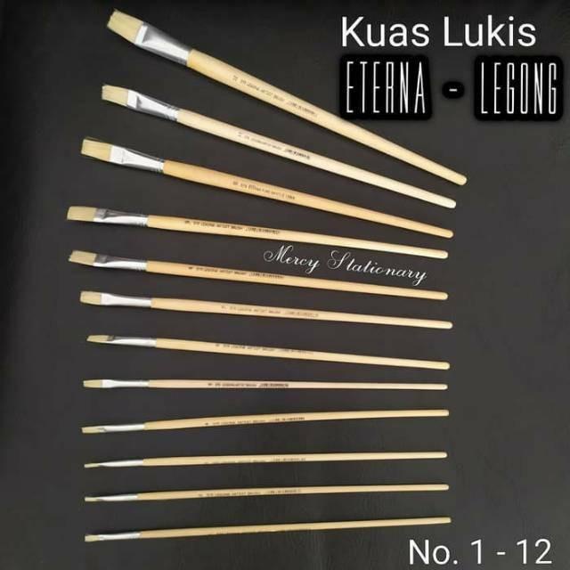 

Terlaris Kuas Eterna Set - Kuas Ng Set - Kuas Cat Minyak - Kuas Lukis
