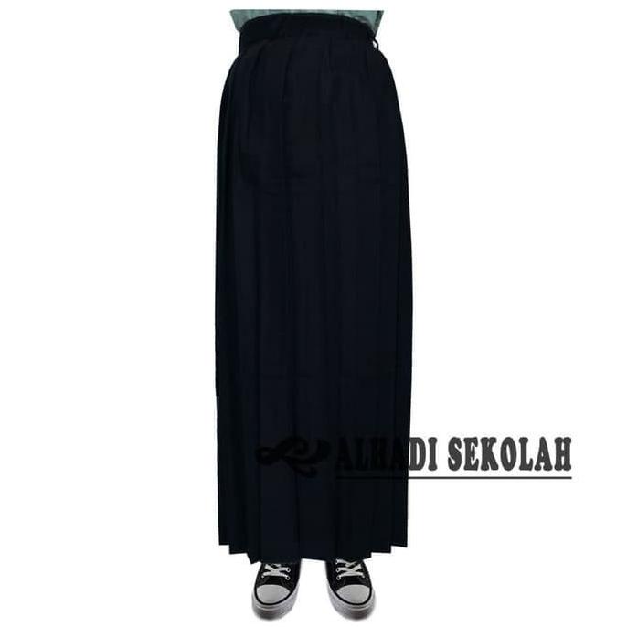 JUMBO...ROK SMA REMPEL PANJANG HITAM SIZE JUMBO L4-L5 pen