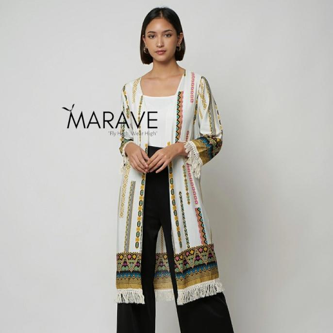 Outer Bohemian Cardigan Etnik Long Outer Premium Long outer kardigan