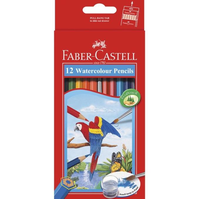 

PENSIL WARNA FABER CASTELL FABER 12 WARNA