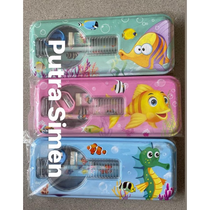 

TEMPAT PENSIL PENSIL CASE KALENG 1 SET