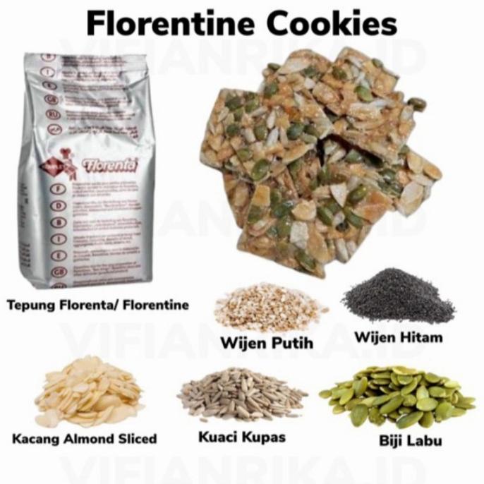 

Paket Florentine Cookies Pumpkin Almond Sunflower Wijen Florenta Mix