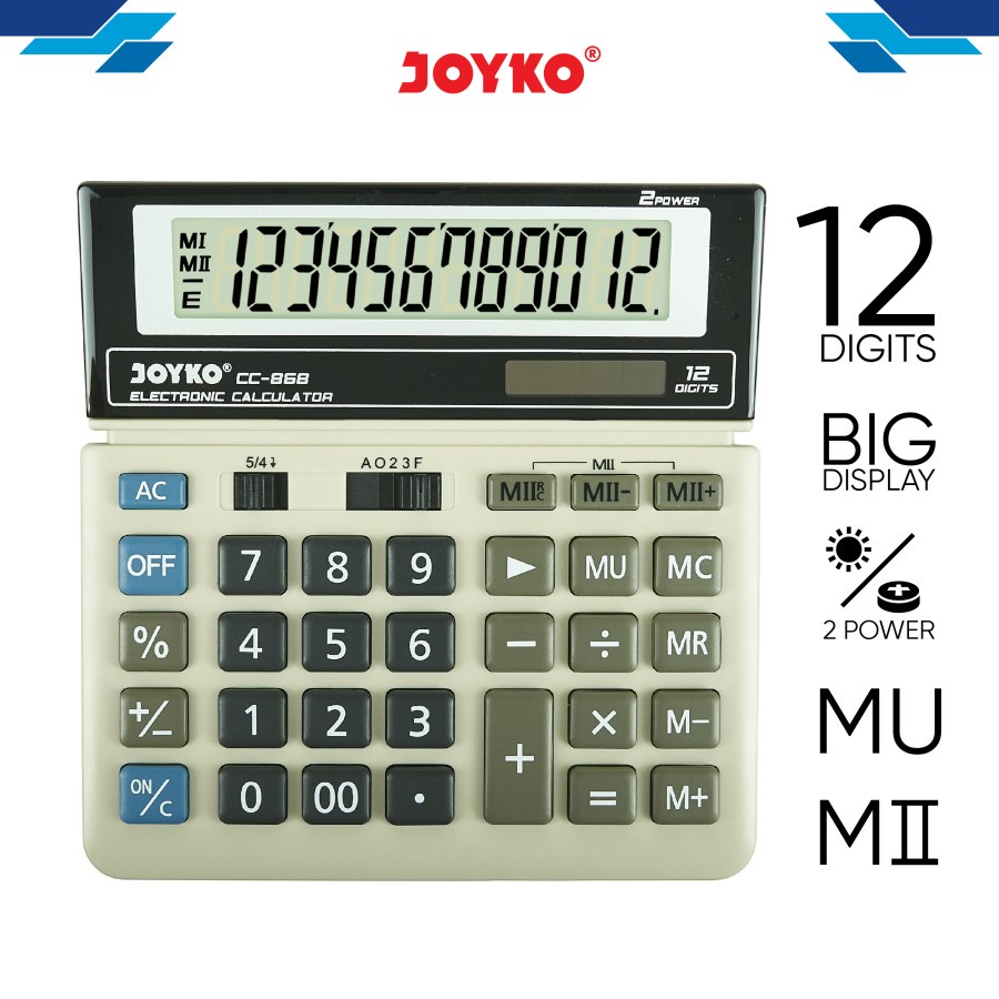 

Calculator Kalkulator Joyko CC-868 12 Digits