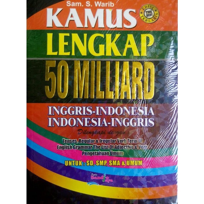 

BUKU KAMUS LENGKAP BAHASA INGGRIS - INDONESIA MILLIARD