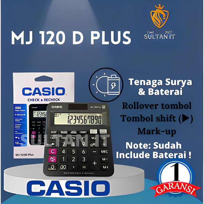 

Kalkulator Casio Mj 120 D Plus Check Correct Original