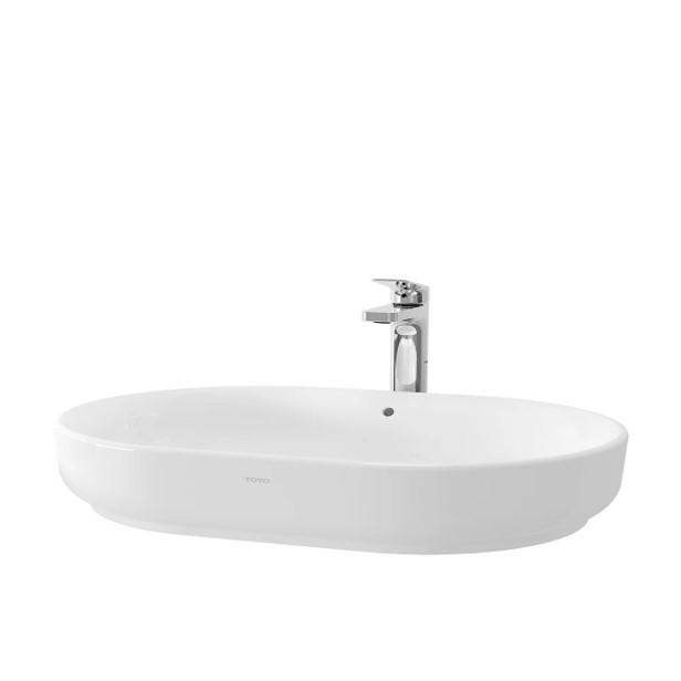 Kujo Wastafel Toto Lw896J / Washtafel Meja Oval Lw 896 J