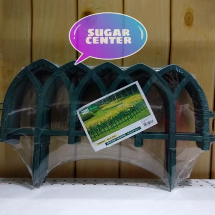 Pagar Taman/Pagar Plastik/Pagar Tanaman/Pagar Taman Plastik Isi 5 Pcs