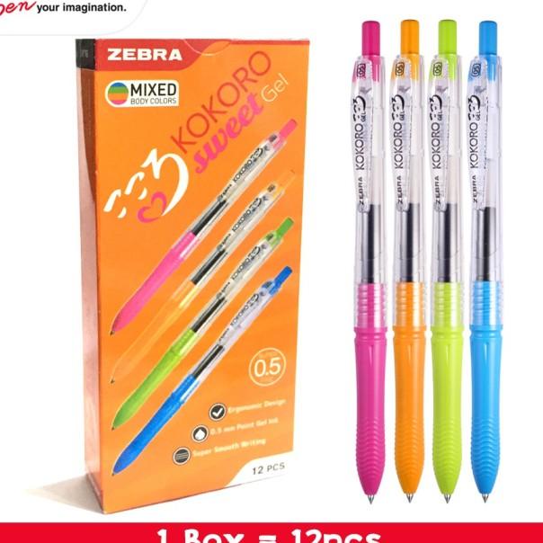 

Gel Zebra Kokoro Sweet 0.5Mm [Per 1 Lusin]