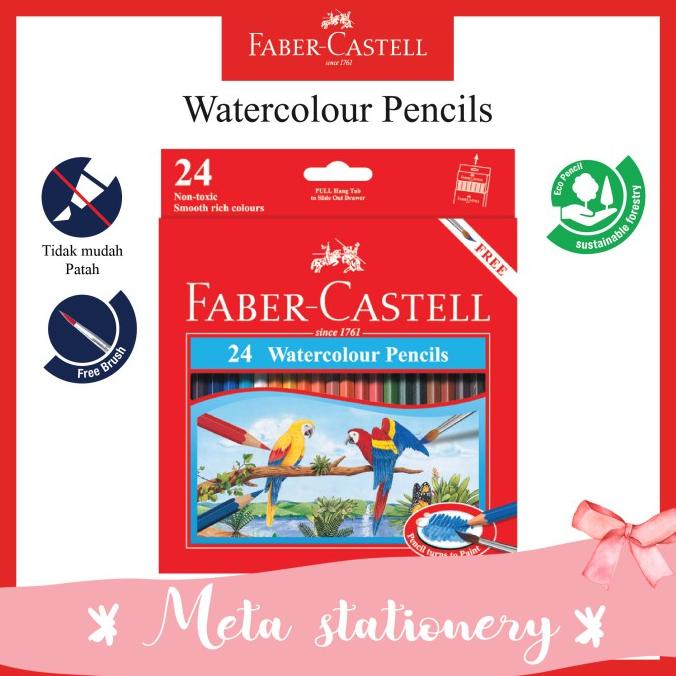

Pensil warna Water Color Faber Castell 24