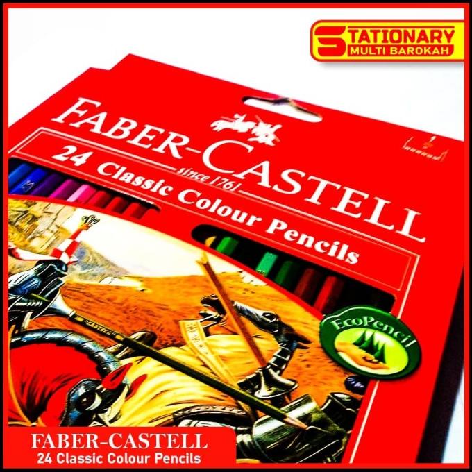 

Pensil Warna Faber Castell Classic Colour Pencil 24 warna