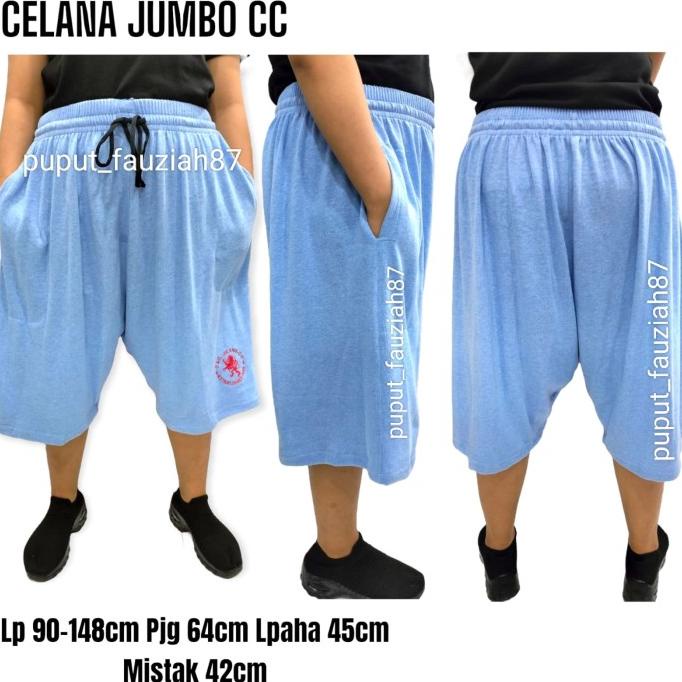SUPER JUMBO CELANA PENDEK BAHAN KATUN PREMIUM 6XL-8XL