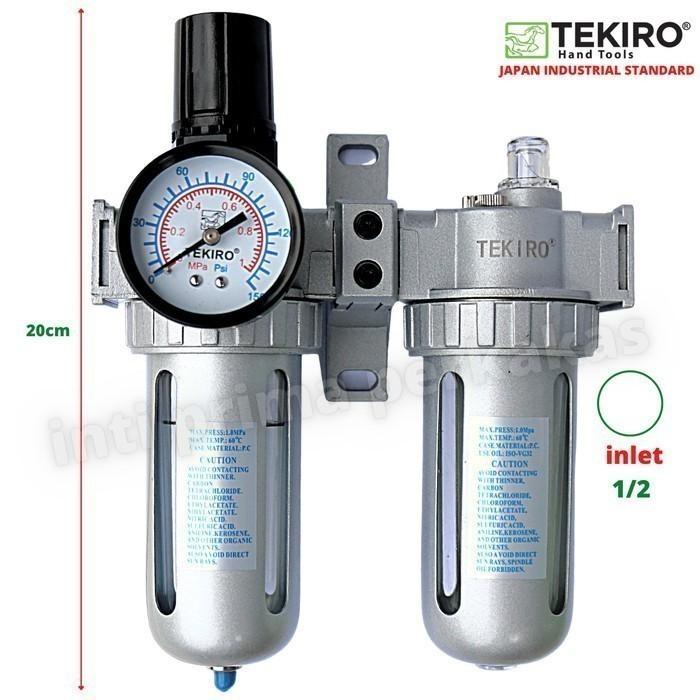 Kompr Tekiro Double Air Filter Regulator - Filter Udara Kompresor Terlaris