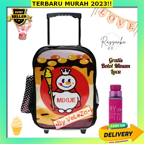 Backpack Tebal Kuat Kekinian Viral Korean Style Cewek Sekolah Murah Tas Ransel Troli Kecil Karakter 