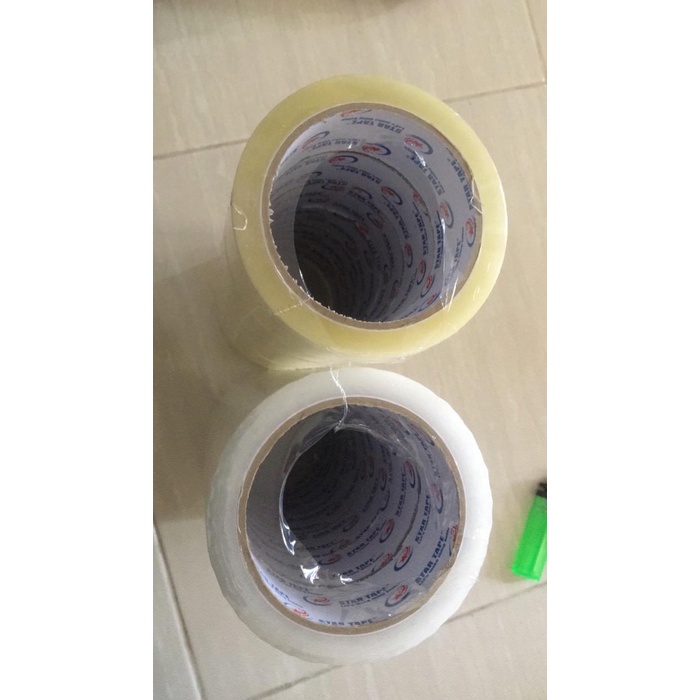 

Lakban Bening (1 Dus) Lengket Star Tape Kualitas Terbaik Murah 90Y