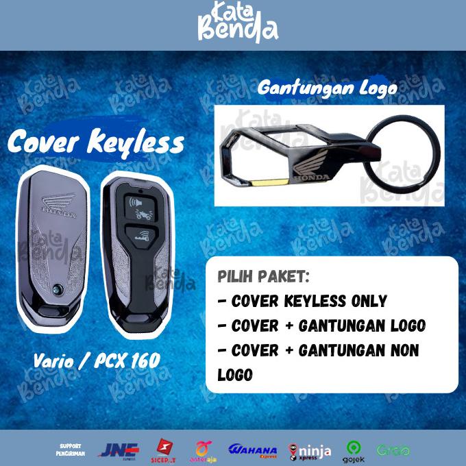 Cover Remote Keyless Kunci Smart Key Pcx 160 2021 / Vario 160 Ori Ahm