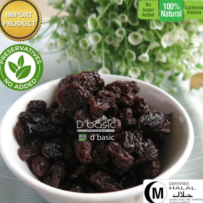 

Mariani Dark Raisin / Kismis Hitam / Dried Fruit - seedless - 1 kg