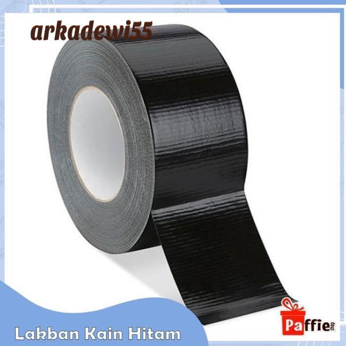 

Cloth Tape Lakban Kain Hitam Perekat Kabel 2 Inch 11m Serbaguna Tukang