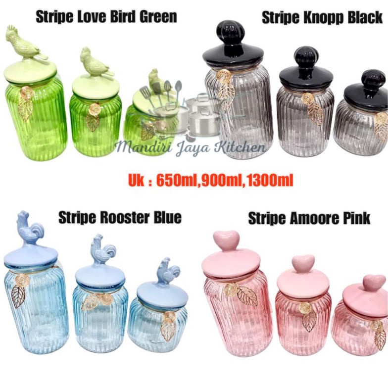 (F✓4O») TOPLES MONTELLA/1SET  3PCS Ukuran 650ML/900ML/1300ML siapp.dikirim